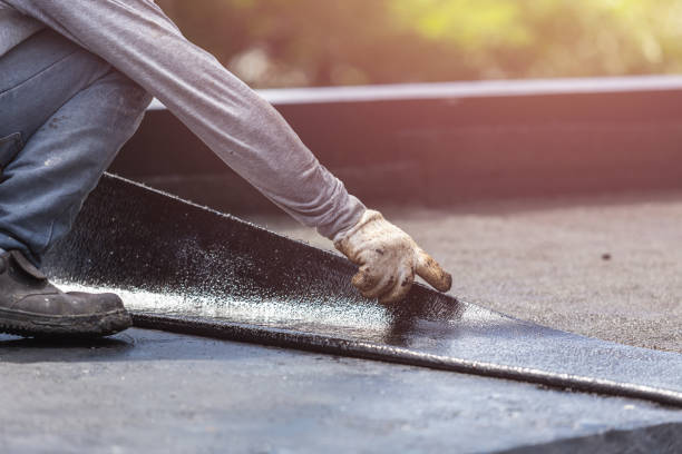 Professional Waterproofing technician working in North Rose, NY